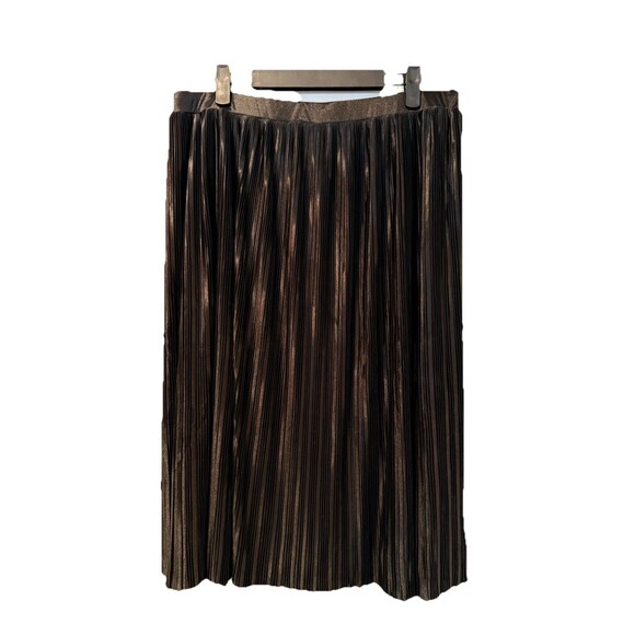 NEW Everyday Jones Skirt Womens Large Black Pleated Workwear Wedding Vacation - Picture 1 of 5